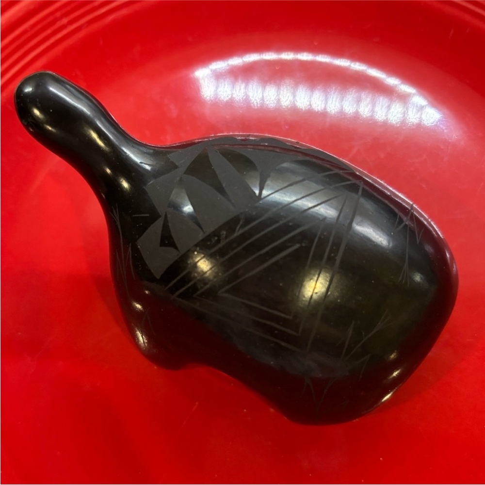 Turtle Shaped Black Pottery